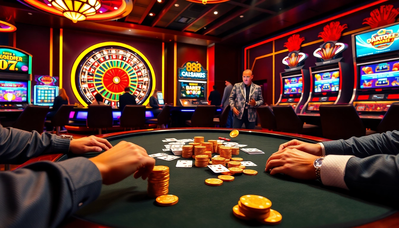 Experience the thrill of 888 VI with high-stakes poker, vibrant roulette, and luxurious slot machines.