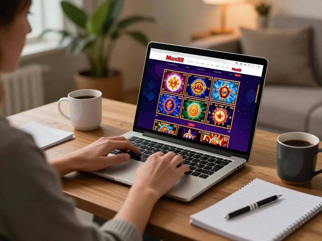 Engaging gameplay on the Max88 platform, showcasing dynamic online casino action