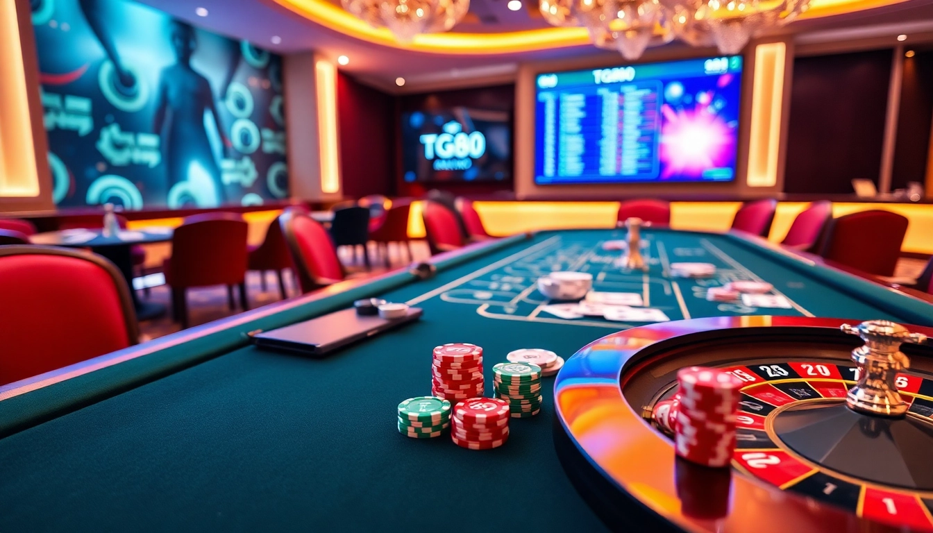 Experience the thrill of winning at TG88's online casino tables with exciting games and vibrant gaming atmosphere.