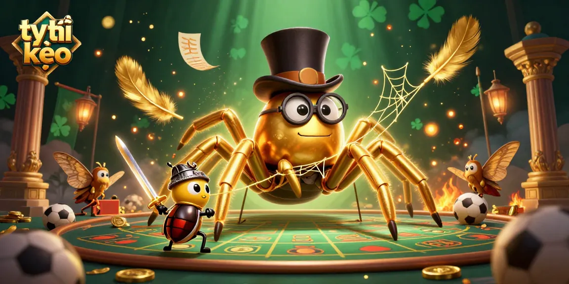 Experience thrilling sports betting dynamics with tỷ lệ kèo amidst vibrant casino characters.