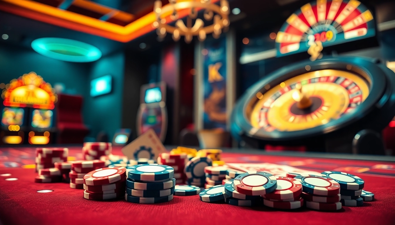 Experience thrilling gameplay at GO99 casino with vibrant tables and stunning slot machines.