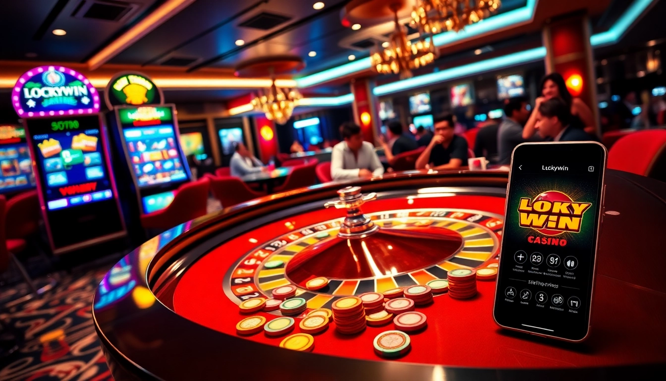 Experience thrilling gameplay at Luckywin with engaging tables and vibrant slot machines.