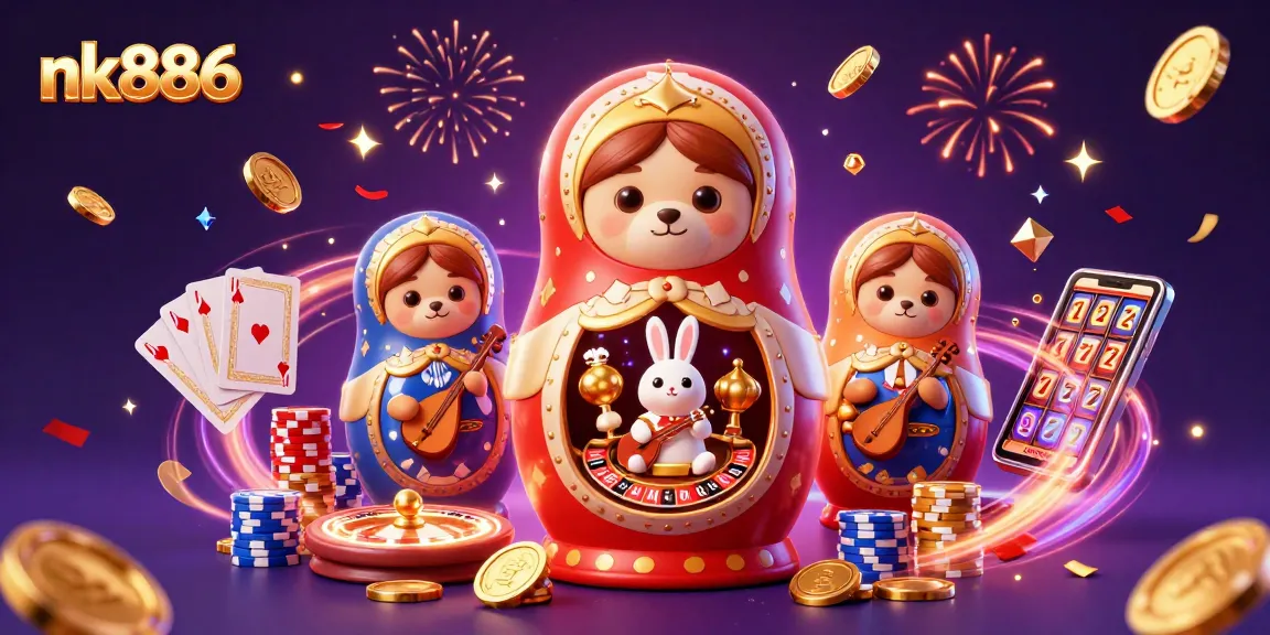 Unveil thrilling casino adventures with nk886 as playful bears and a serenading rabbit bring the fun alive!