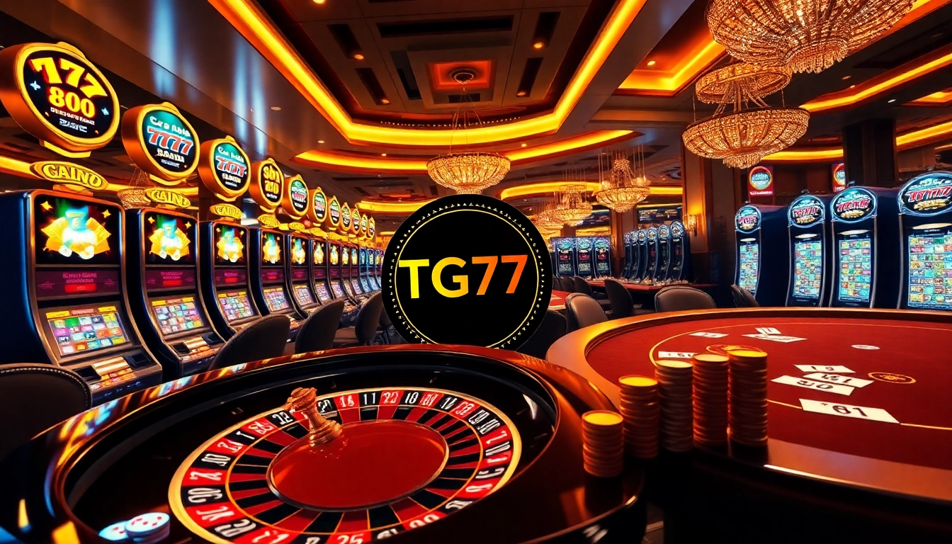 Players enjoy immersive gaming at TG777's luxurious online casino.