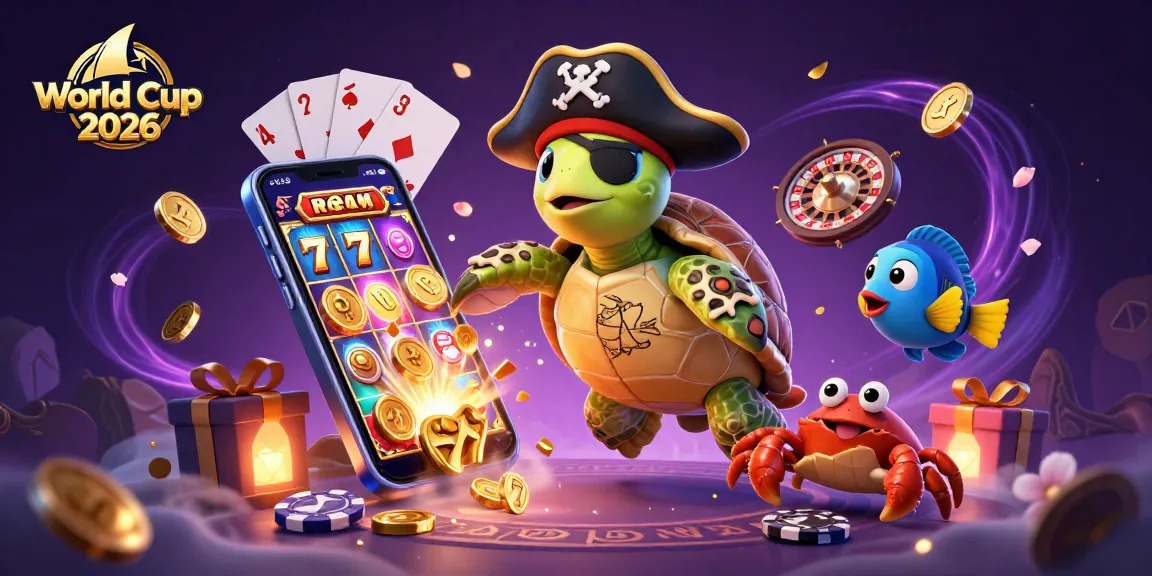 Engage with the World Cup 2026's vibrant cartoon scene featuring adventurous gaming characters amidst dynamic casino elements.