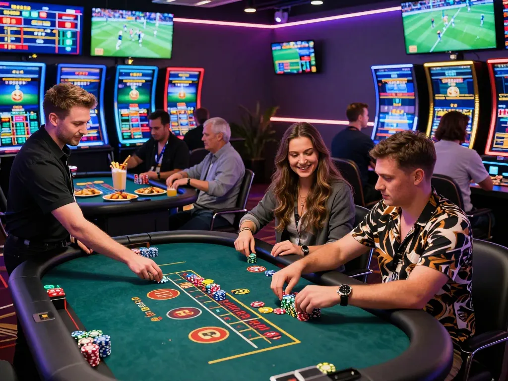 Exciting 789win live casino scene with players engaging at Roulette