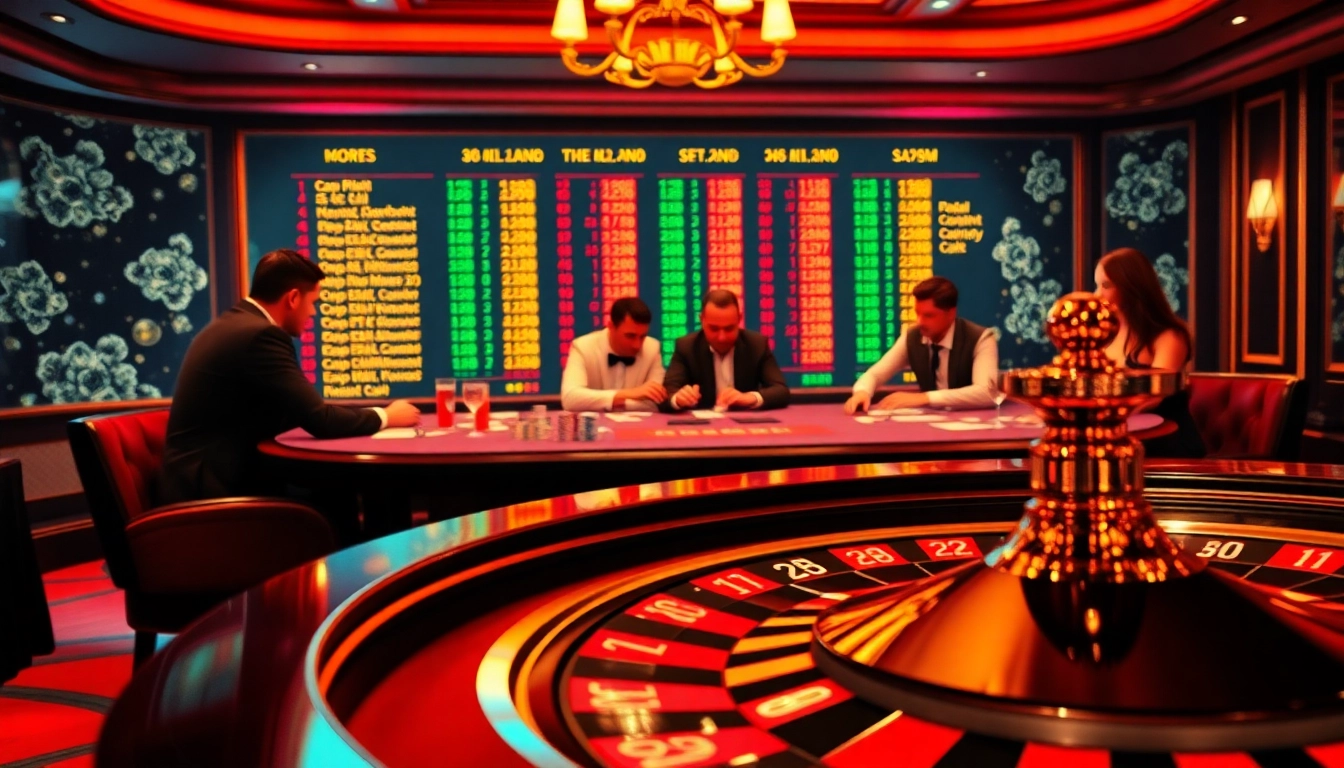 Engaged players enjoying a game of baccarat at HZ88, showcasing the excitement of online gambling.