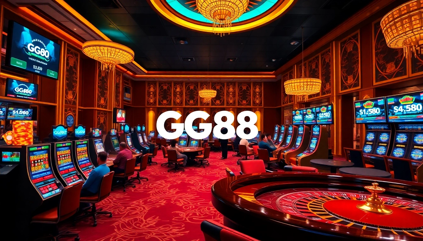 Experience immersive casino gaming at GG88, featuring thrilling slots and poker action.