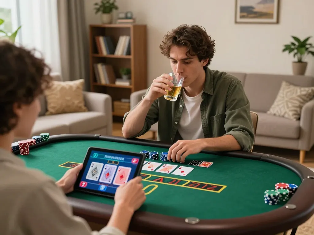 Explore dynamic online blackjack gameplay at https://rr88k1.com/ with a player engaged in strategy.