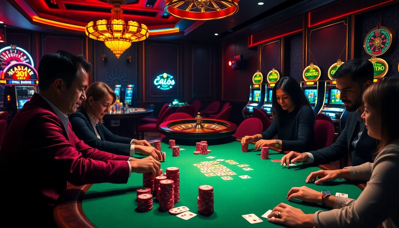 Experience high-stakes gaming at au88’s vibrant casino table with poker chips and cards.