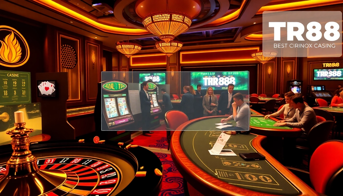 Join the excitement of TR88 with vibrant slot games and thrilling poker tables.