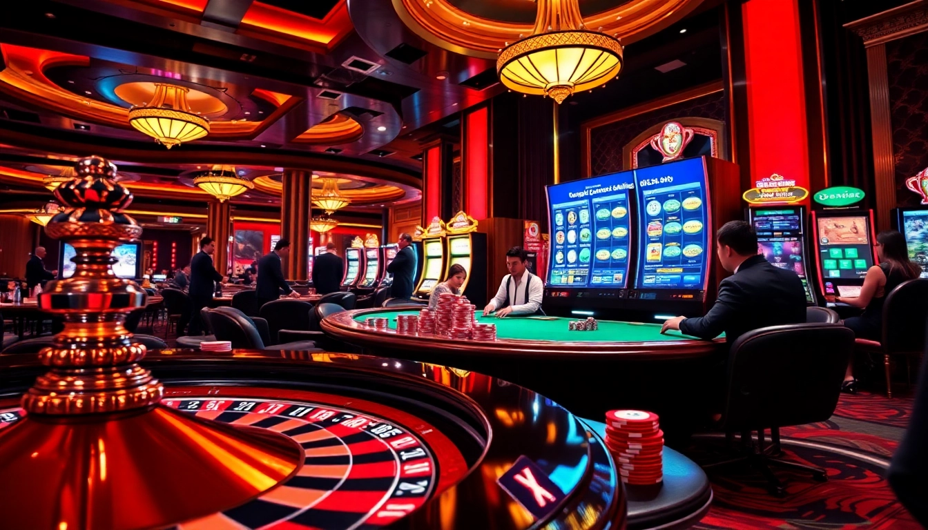 Experience the excitement of winning at BL555 casino games, featuring vibrant slot machines and dynamic poker tables.