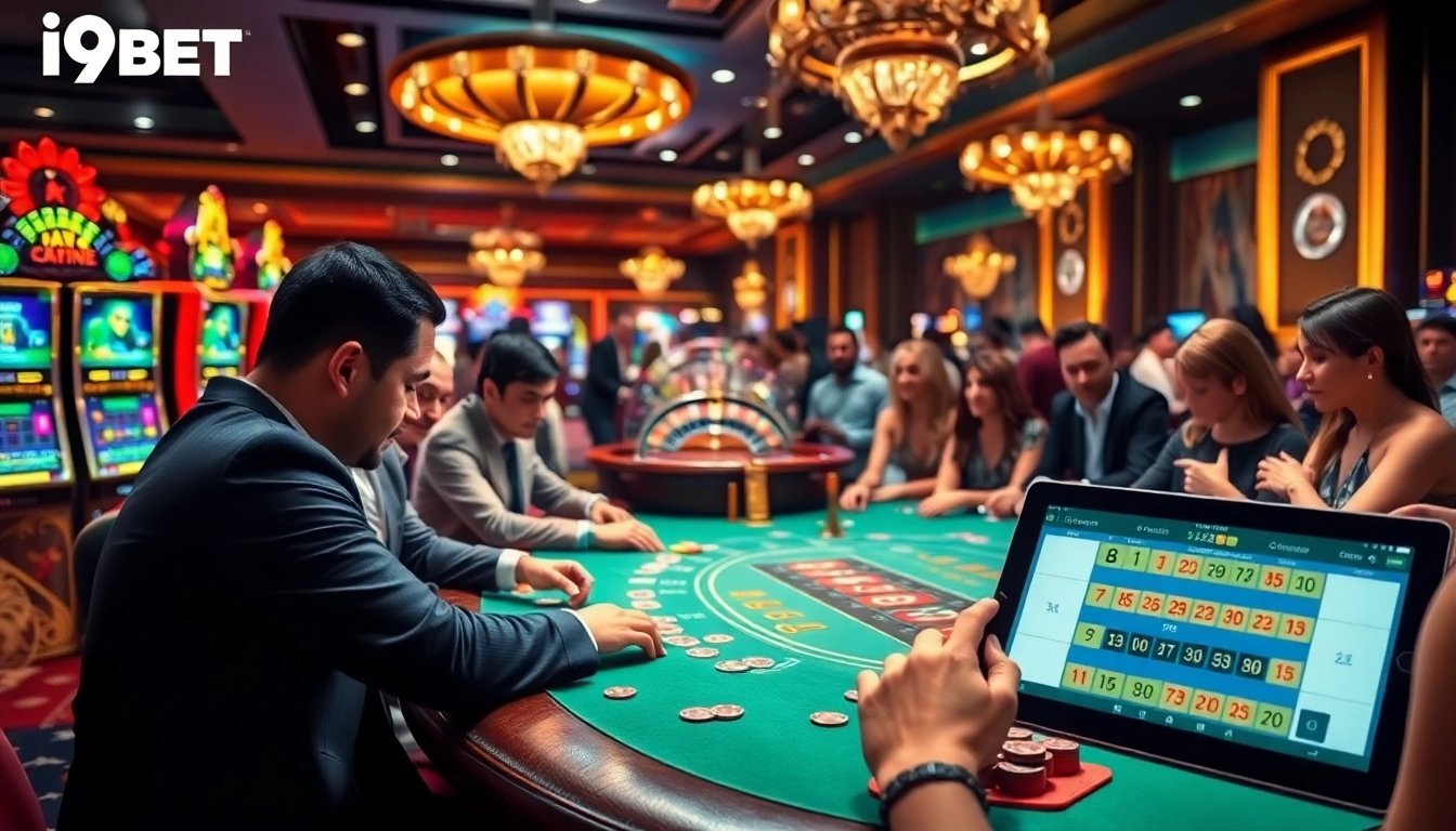 Engage in thrilling gaming experiences at https://i9bets.co.com/ with lively casino tables and excited players.