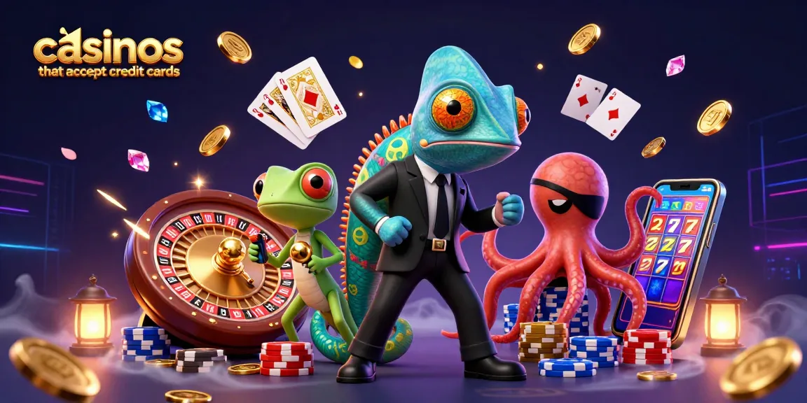 Experience thrilling action at casinos that accept credit cards with charismatic characters and vibrant gaming elements.