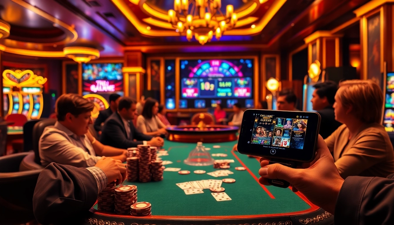 Experience the excitement of gambling at https://188v.today/ with a luxurious casino scene filled with poker and roulette action.