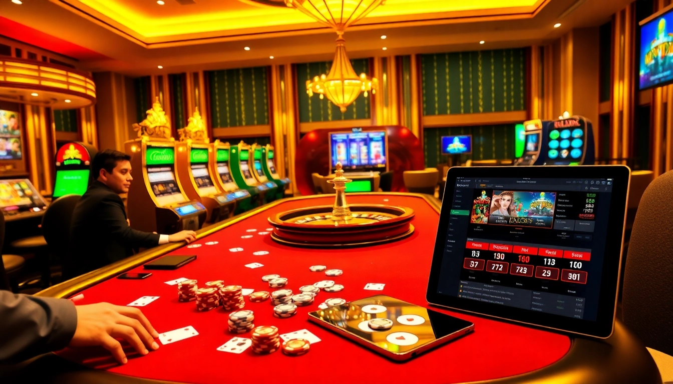 Experience the excitement of 789f with vibrant casino games, poker chips, and a roulette wheel.