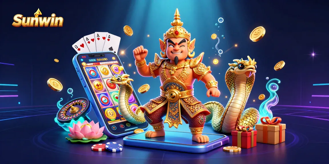 Engage in thrilling gameplay with Sunwin's vibrant online casino bursts of color.
