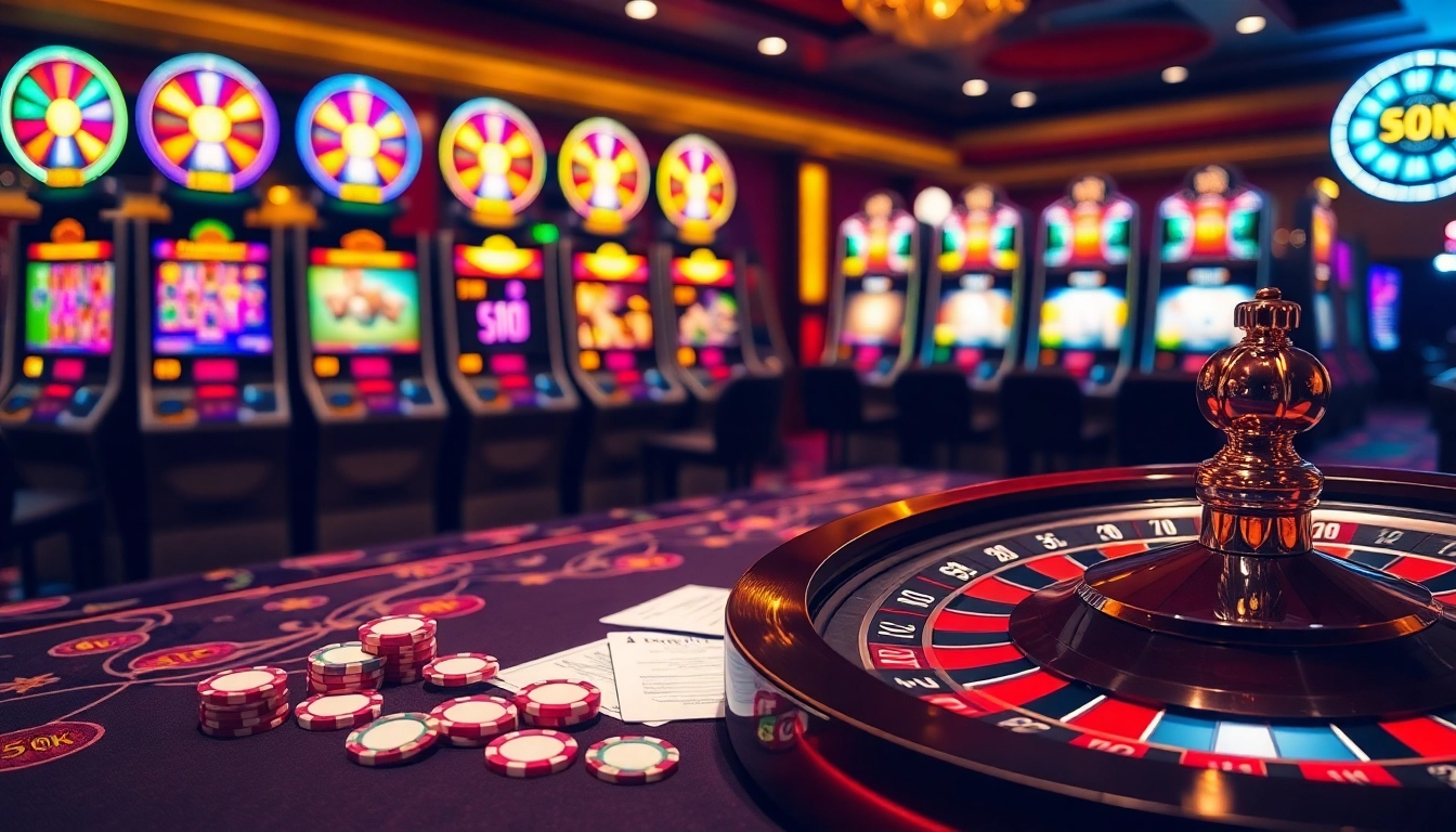 Experience thrilling gameplay at NOHU90 COM with dynamic casino tables and vibrant slot machines.
