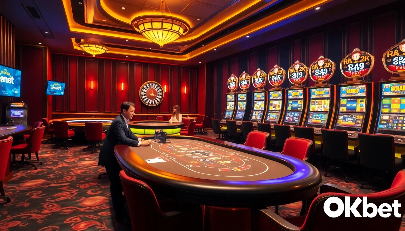 Experience the thrill of gaming at 8Kbet with vibrant casino atmosphere and engaging games.