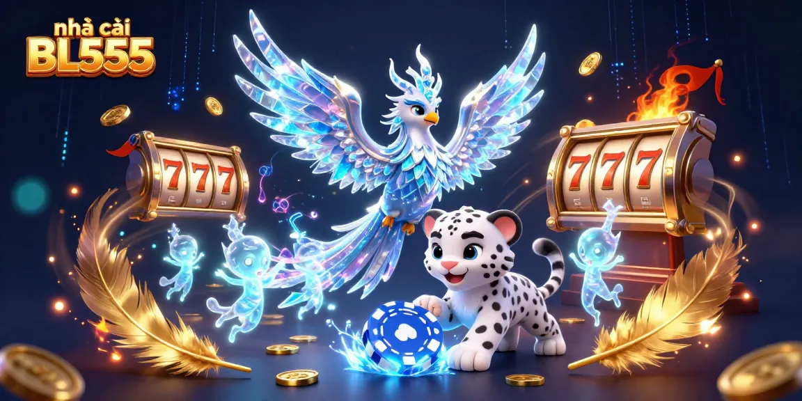 Experience the vibrant world of nhà cái BL555 with a magical 3D illustration showcasing powerful gaming elements.