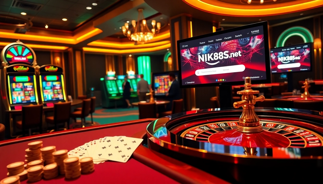 Experience the thrill of gambling at https://nk88s.net/ with vibrant slots and roulette excitement.