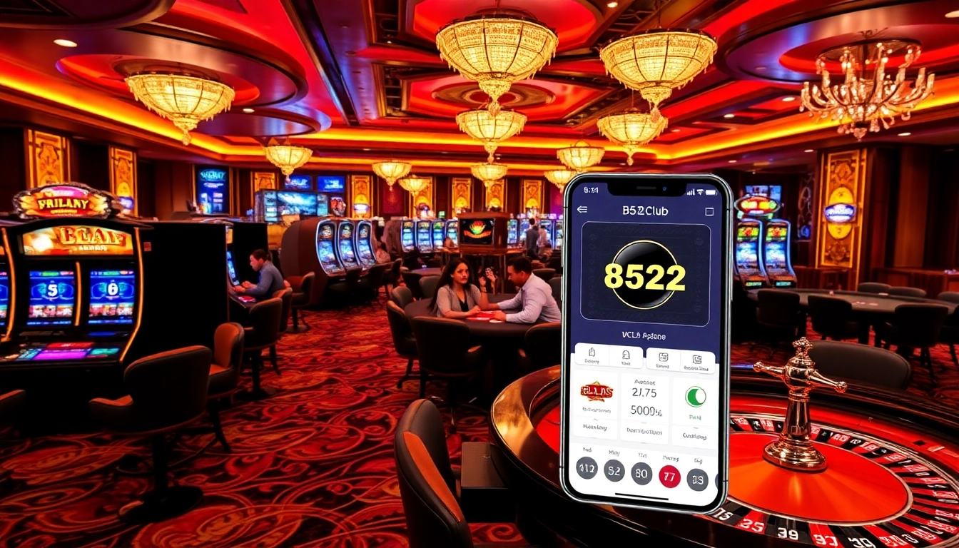 Experience the thrill of B52Club with vibrant casino gaming and luxury ambiance.