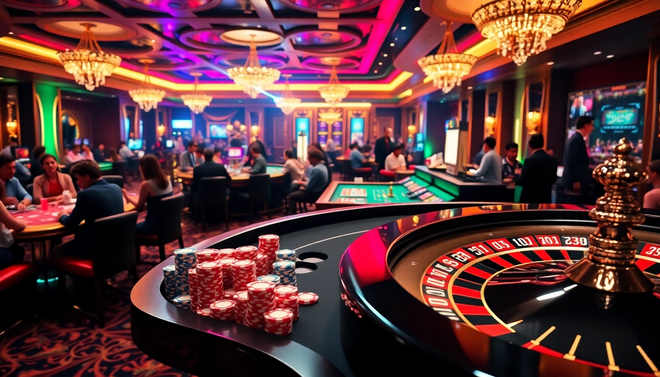 Experience the vibrant atmosphere of gambling at https://f8bet.net.in/ with dynamic casino games and players.