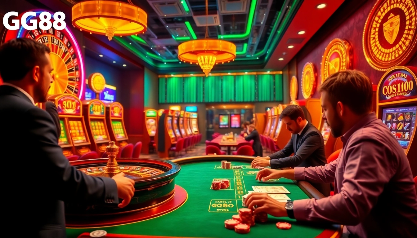 Experience the thrill of online gambling at https://gg88.to/ with vibrant casino games and engaging dealers.
