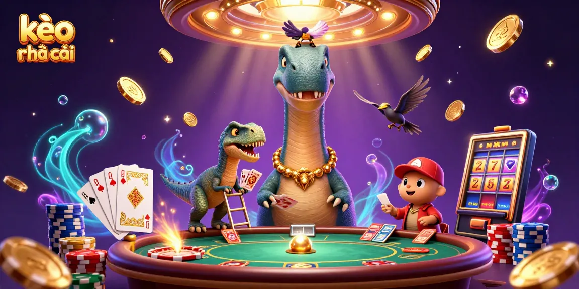 Place bets and experience the excitement at kèo nhà cái with vibrant casino elements all around.