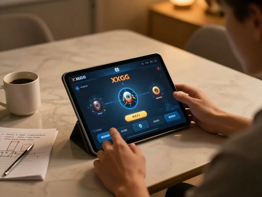 Engaging in strategic gameplay on XXGG mobile app at home with a cozy ambiance.