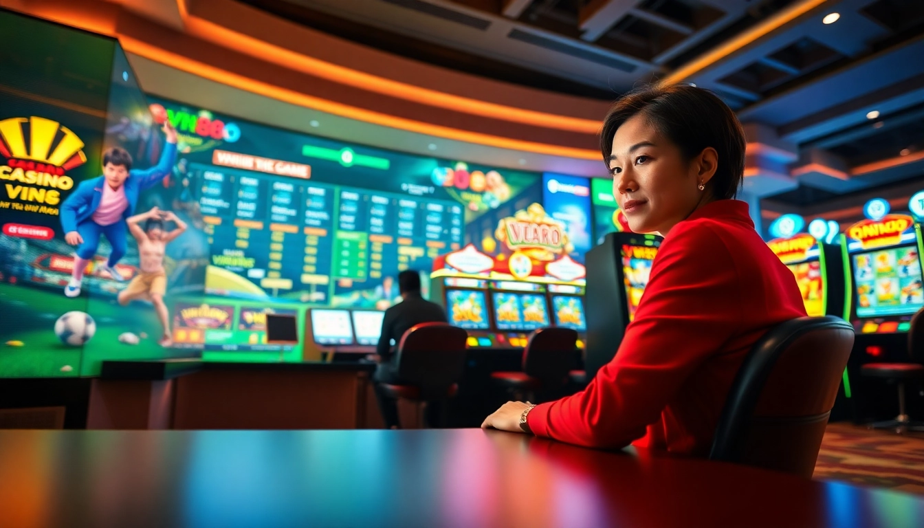 VN88 online betting interface showcasing exciting casino games and sports betting options.
