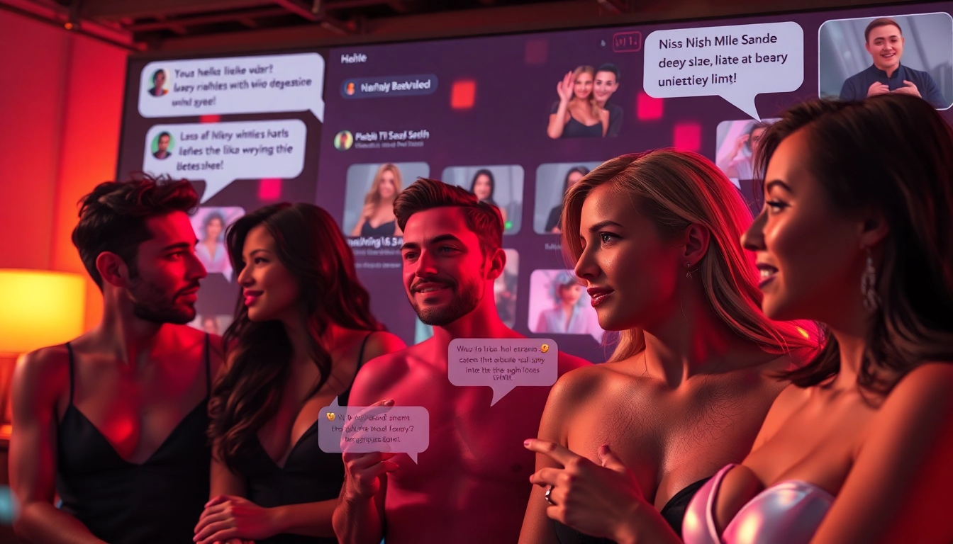 Engaging NSFW AI chat scene showcasing dynamic characters and intimate interactions, reflecting the appeal of ai nsfw.