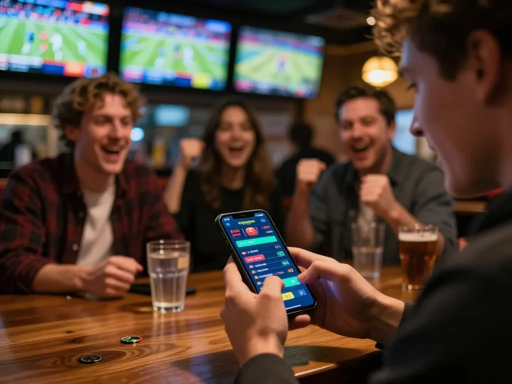 Experience dynamic sports betting with Keo nha cai 5 in an exciting sports bar environment.