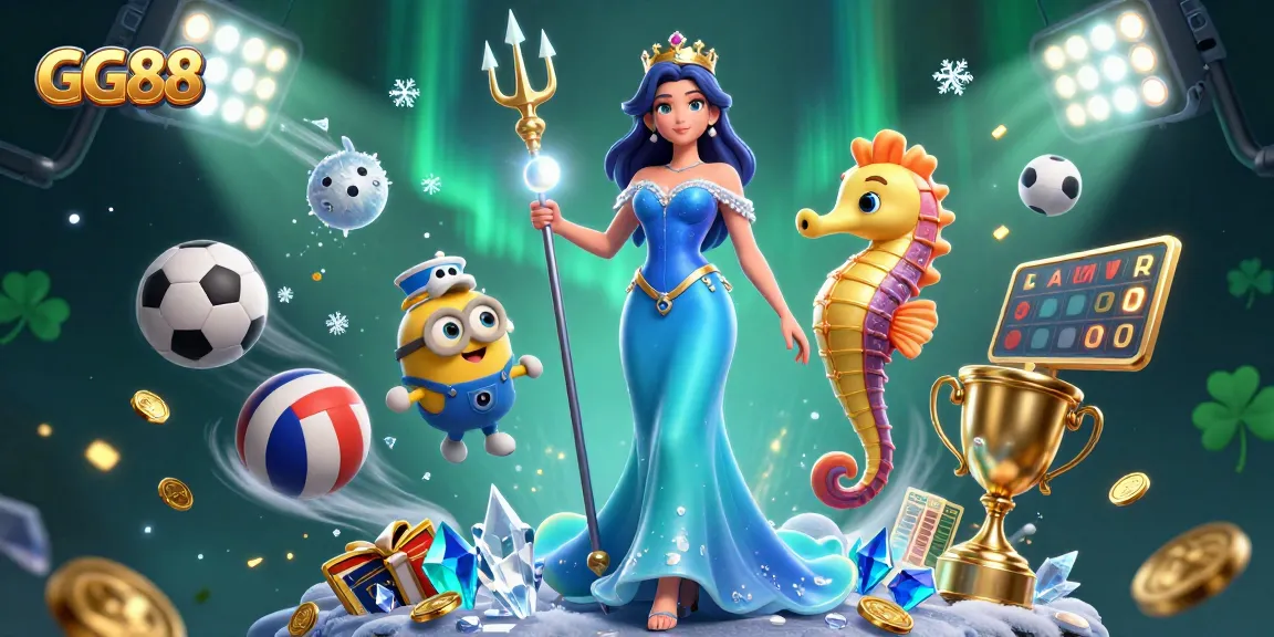 Win big at GG88 with dynamic gaming and vibrant casino elements highlighted in a thrilling underwater scene.