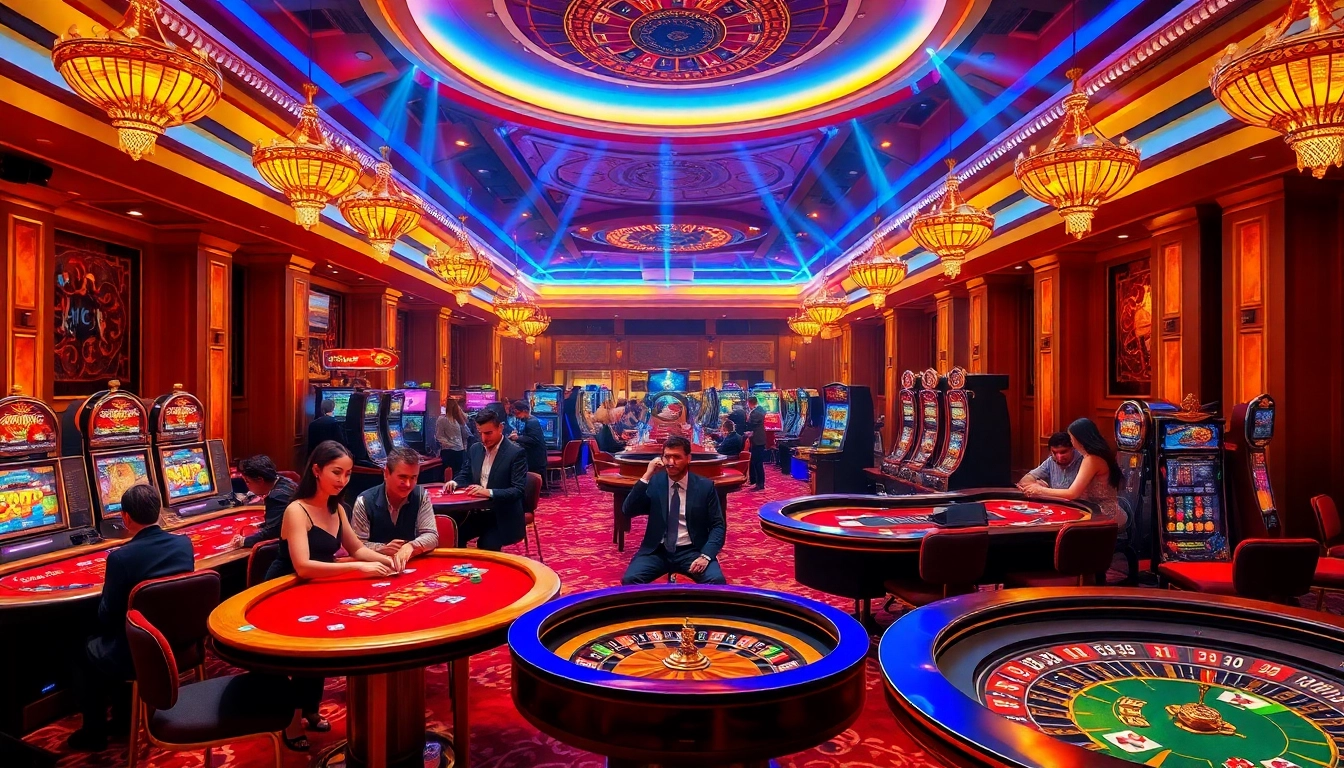 Excitement builds at https://888neww8.com/ with players engaging in high-stakes poker at a luxury casino.