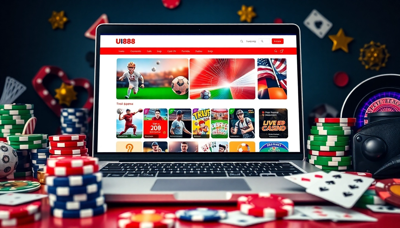 UU88 online betting platform with diverse games and vibrant atmosphere.