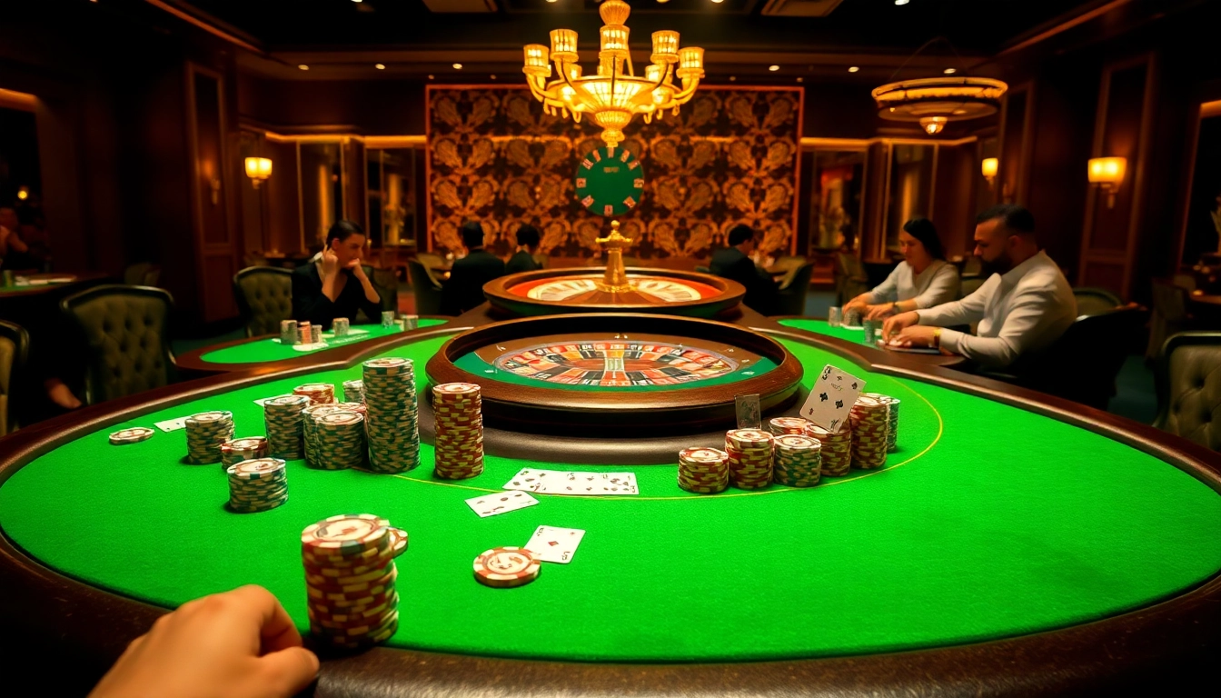 Experience thrilling gameplay at say88 with stunning poker tables and vibrant casino atmosphere.