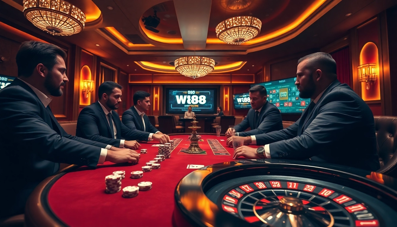 Experience the thrill of online gambling at W88 with competitive poker games and elite players.