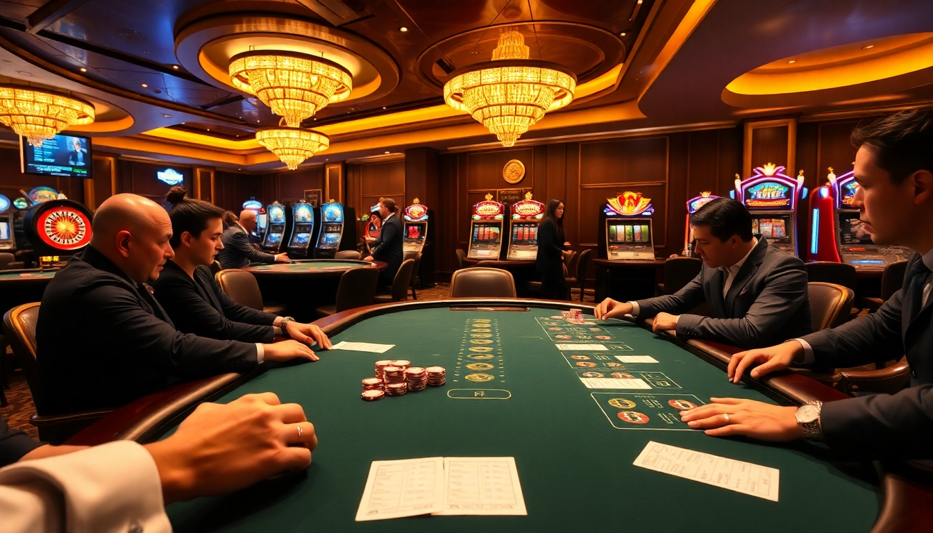Experience red88 betting at a vibrant poker table with players engaged in exciting gameplay.