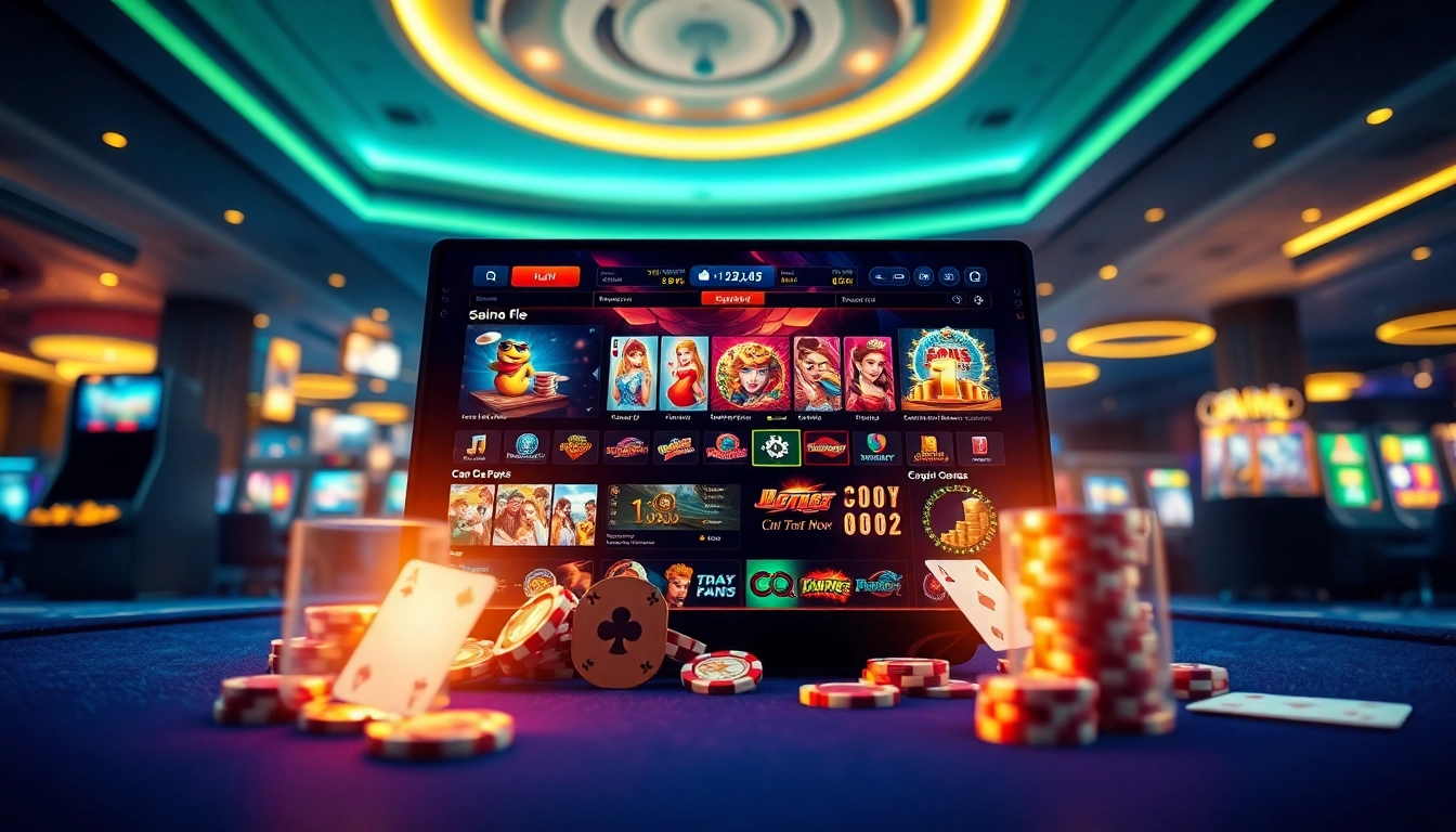 Experience the excitement of online gambling at tk88win.live with a vibrant casino interface.