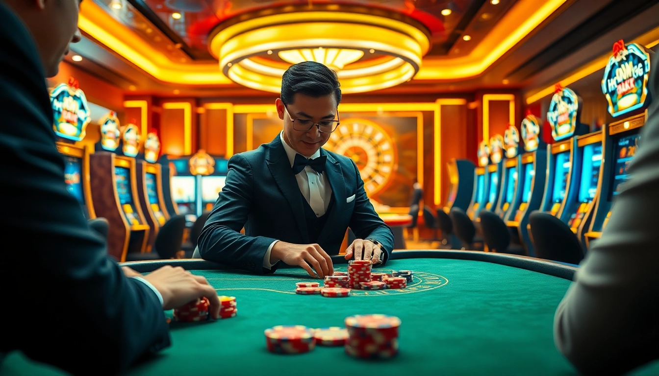 Experience the thrill of gambling at TT88 with vibrant slot machines and exciting poker action.