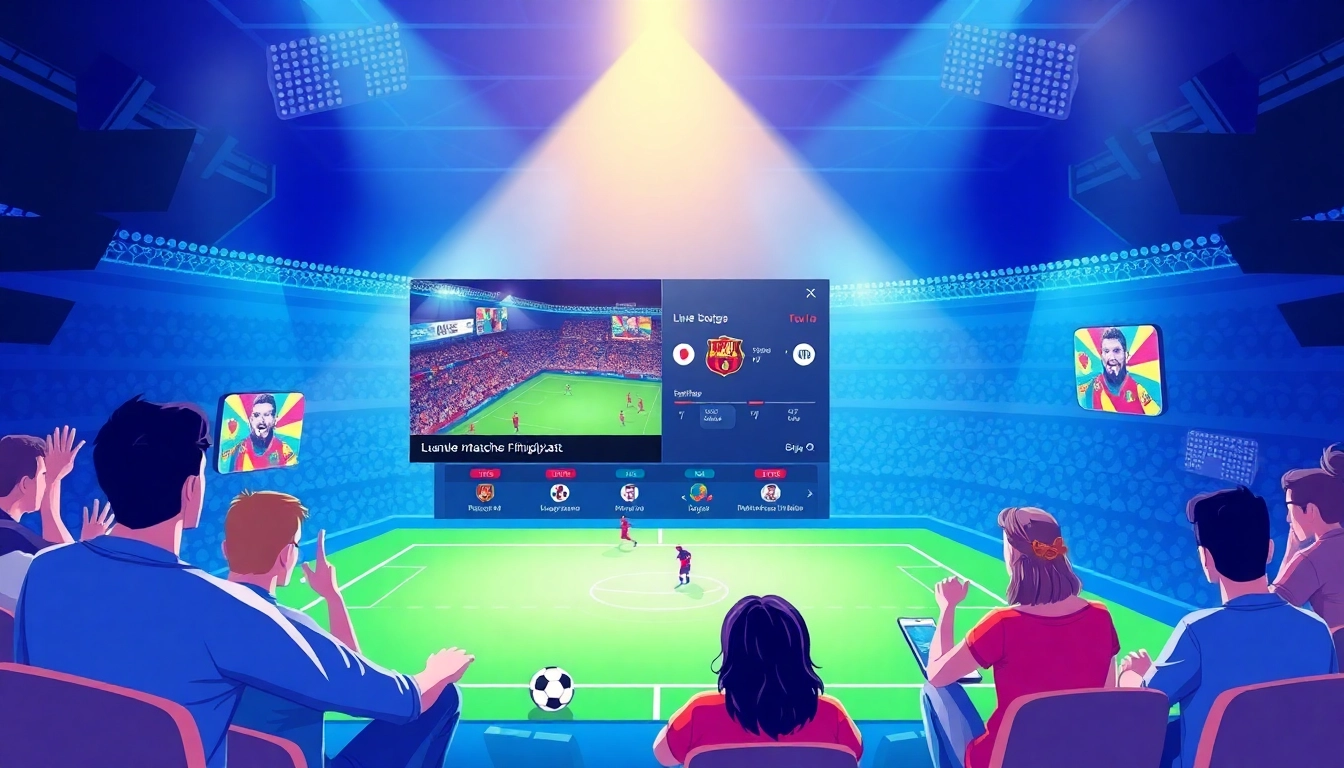 Sports streaming platform interface showcasing live football highlights at joemadfan.com.