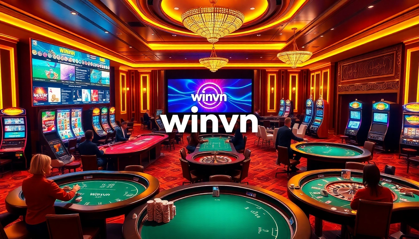 Experience the thrill of online gambling at winvn with vibrant tables and exciting games.