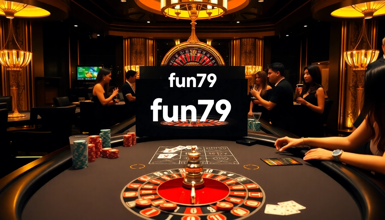 Experience the thrilling atmosphere of fun79 with engaging casino gameplay and vibrant tables.