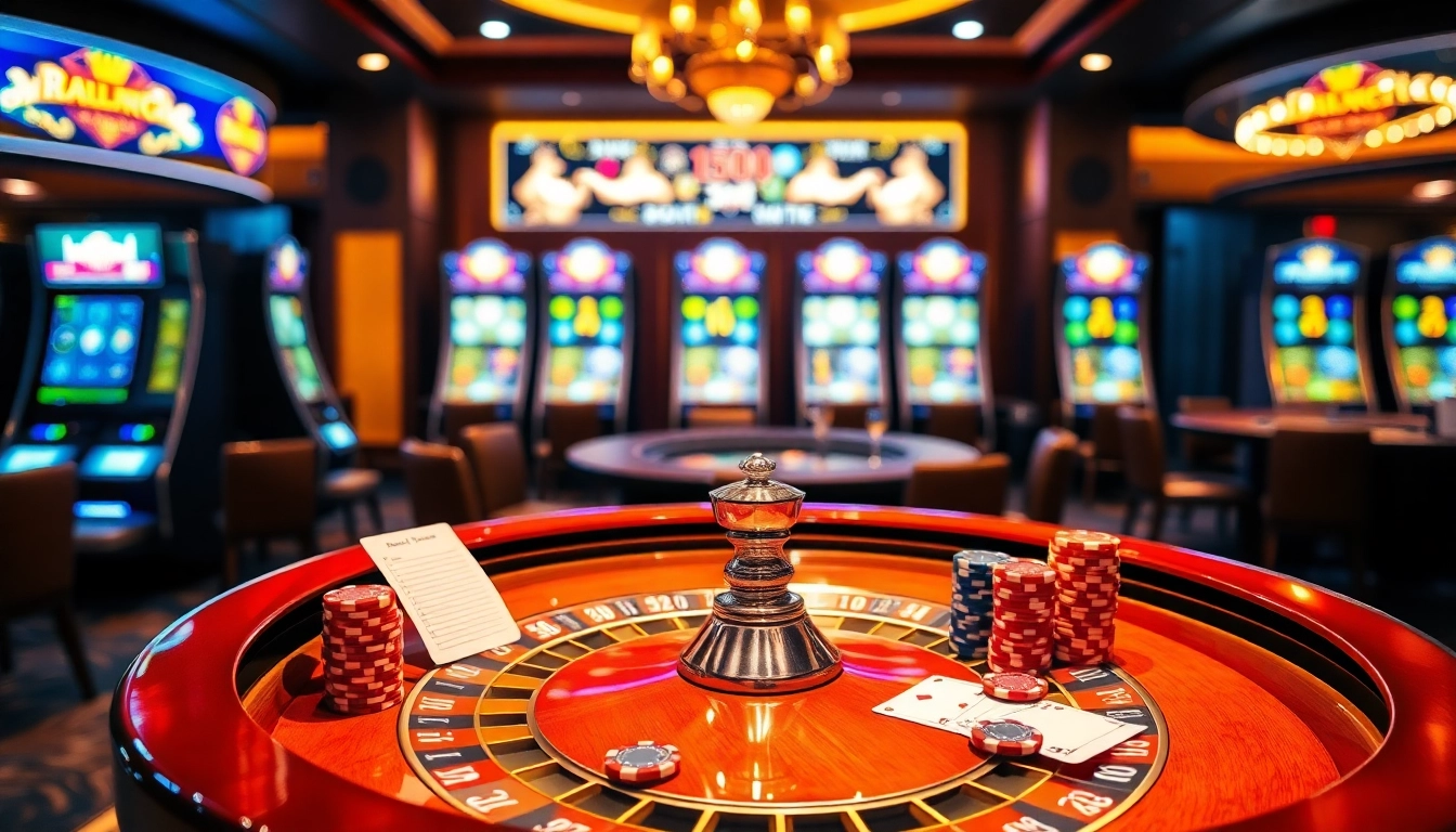 Experience thrilling gameplay at rikvip.gb.net with luxurious casino visuals of roulette and poker.