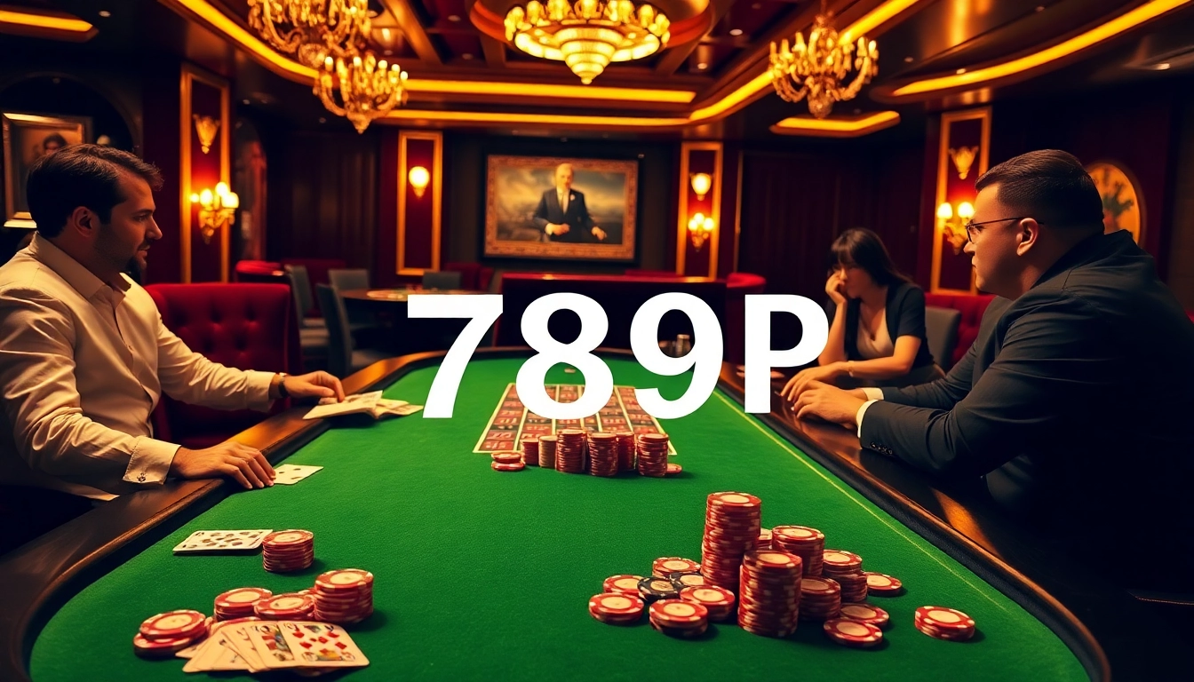 Experience excitement at the casino table with vibrant 789P poker chips and cards.