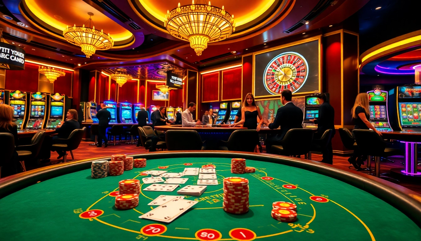Experience thrilling gaming action at 789club with vibrant casino tables and exciting slot machines.