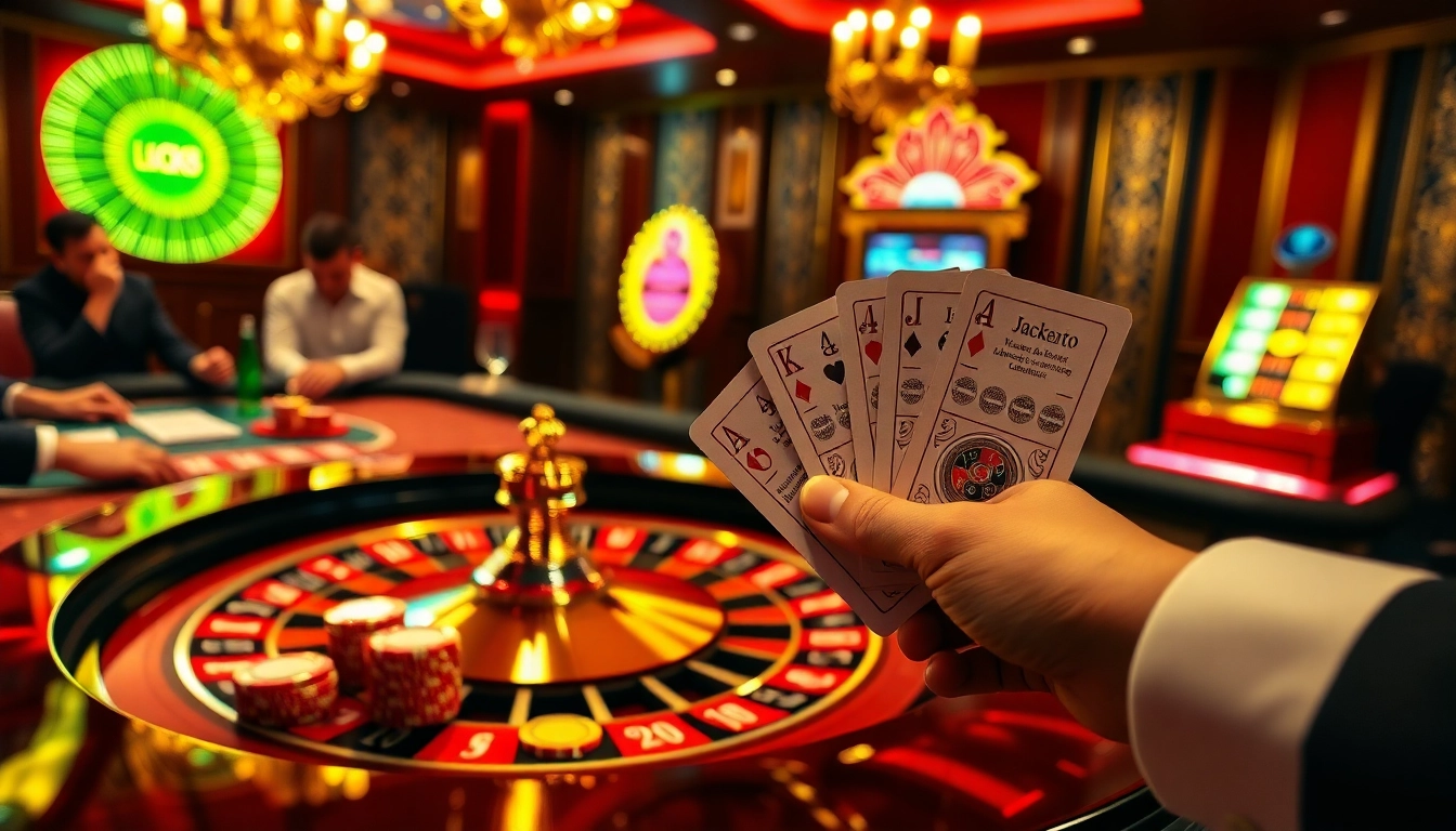 Experience thrilling gameplay at luck8 casino with players engaging in high-stakes betting.