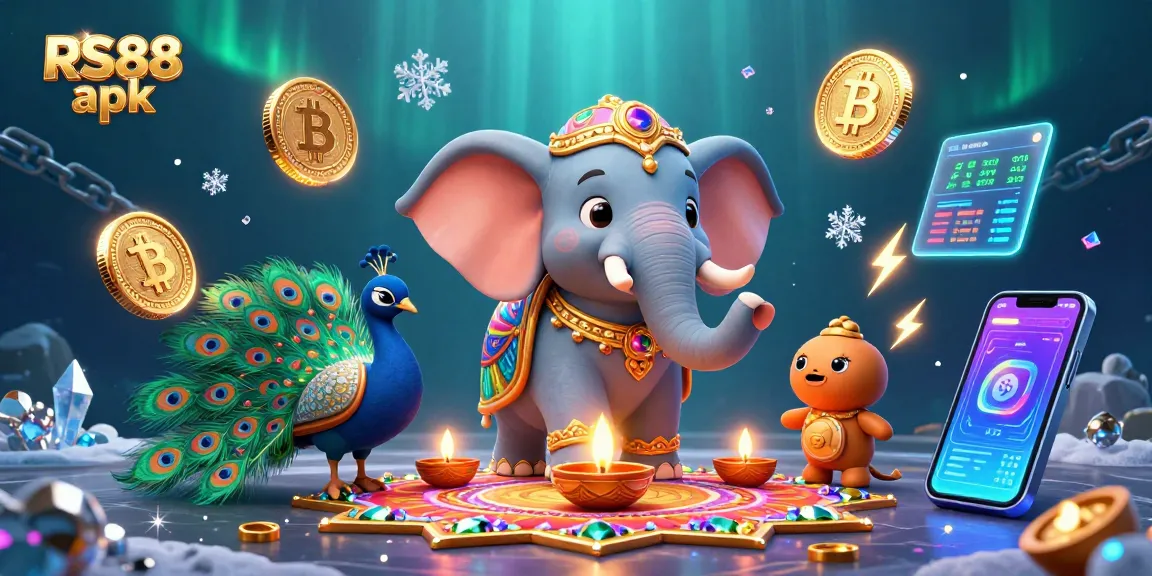 Engage with the thrilling RS88 apk experience in a vibrant casino atmosphere filled with dynamic 3D elements.